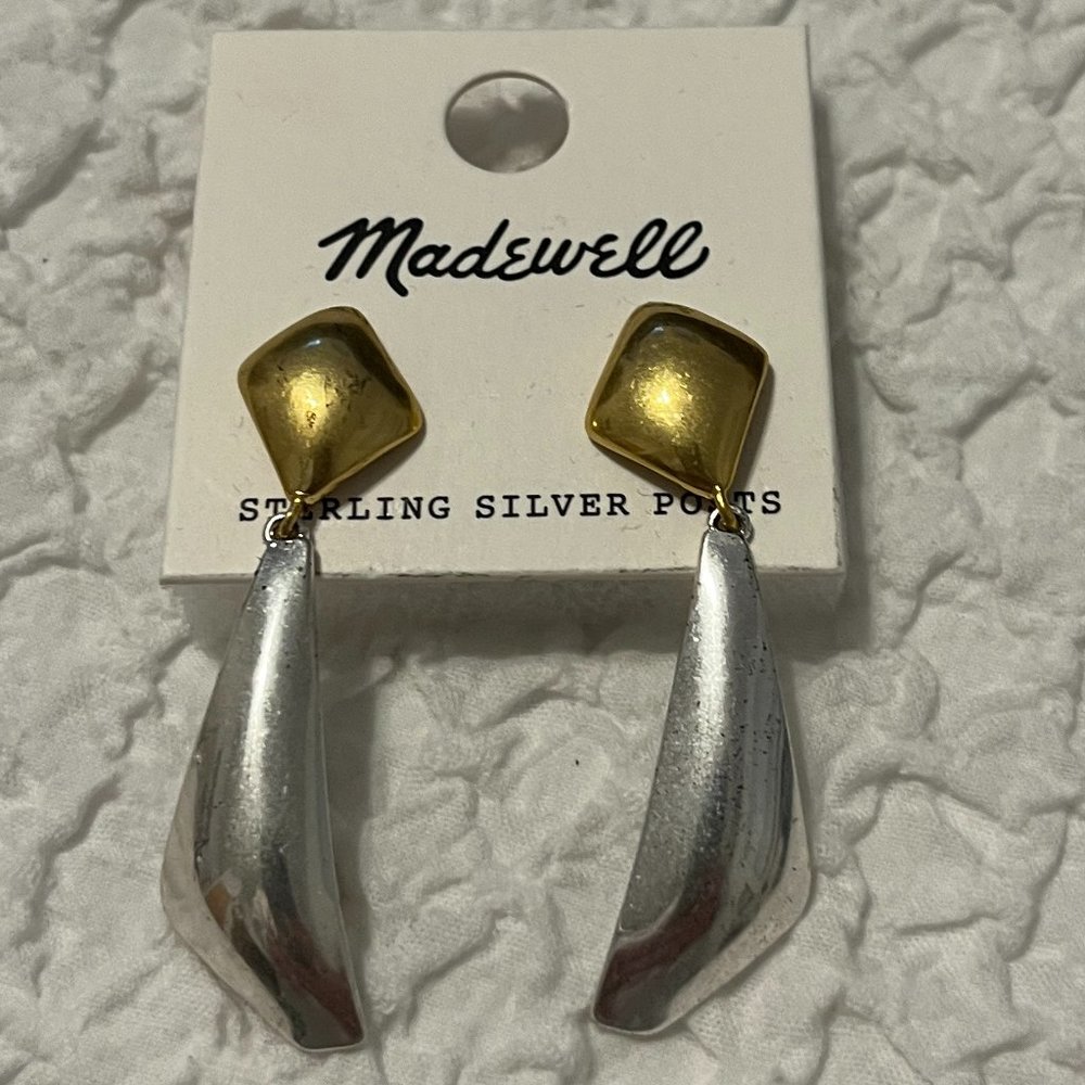 Madewell Sterling Silver Earrings - NWT